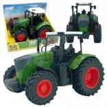 WOOPIE tractor verde cu roți din cauciuc
