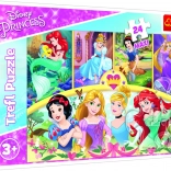 Puzzle Maxi 24 piese – prințese DISNEY, magia amintirilor