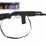 Pușcă/Pistol din plastic cu mecanism de clichet 66 cm