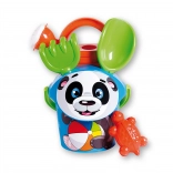ANDRONI set pentru nisip cu motiv panda, cu stropitoare, mic - 6 piese