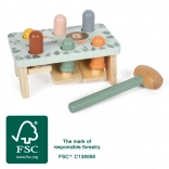 Băncuță de bătut safari din lemn small foot