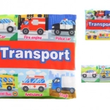 Carte textilă fosnitoare Animăluțe 2în1