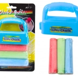 set de cretă cu suport, cretă groasă pentru trotuar, 3 buc