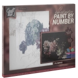 Pictură cu diamante de flori 40x50 cm