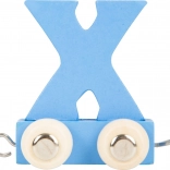 Trenuleț din lemn – alfabet colorat, litera X small foot