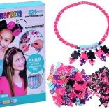 Set creativ de mărgele Snapeez 431 buc