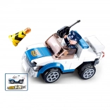 Sluban Poliție mașină de patrulare cu tragere