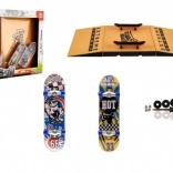 Set skateboard pentru degete cu rampă și unelte, 2 buc