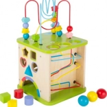 Small Foot bloc motoric din lemn cu labirint 5în1