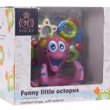 Jucărie de baie – caracatiță veselă cu inele