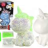 Set creativ DIY Unicorn Diamant Verde