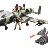 Avion cu figurine și efecte