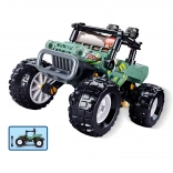 Sluban vehicul off‑road verde – set de construcție