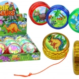 Yo-yo luminos cu motiv dinozauri – 4 culori