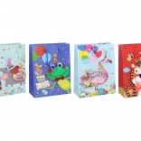 Pungă cadou pentru copii M 26 × 32 × 10 cm