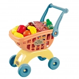 Căruț de cumpărături cu alimente din bioplastic