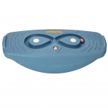 placă de echilibru albastră pentru copii cu labirint și bile