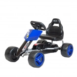 Kart cu pedale pentru copii BABY MIX Speedy albastru