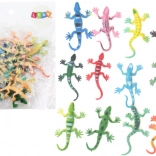 Set figurine șopârle Reptile colorate 12 bucăți