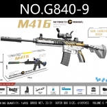 Pistolă cu gel M416 gri pentru bile cu apă cu accesorii