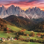 Puzzle 2000 piese Calitate înaltă, Val Di Funes
