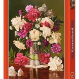 Puzzle 500 piese Frumoase bujori în vază