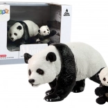 Set de 2 figurine cu panda și pui de panda Animale ale lumii