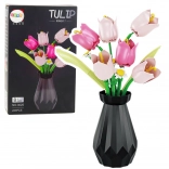 Set de construcție lalele în vază – buchet 223 piese