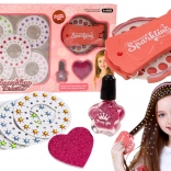 Set pentru păr cu diamante și sclipici