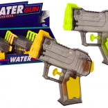 Pistolă de apă mică transparentă galbenă-portocalie