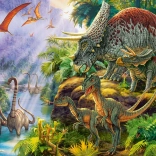 Puzzle 200 piese Valea dinozaurilor