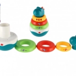 Dinozaur balansant cu inele de stivuit (piramidă) 16 cm