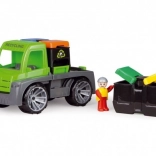 Lena Truxx mașină de reciclare cu containere