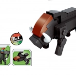 Set de construcție QMAN 3 în 1 – mistreț (27 piese)