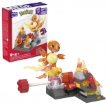 mega pokémon charmander – atac de foc set de construcție