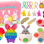 Set de Paște cu jucării antistres Fidget Toys Pop It
