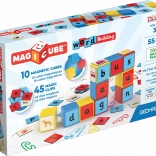 Geomag Magicube Words set educațional magnetic 55 piese