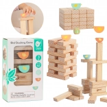 Joc de echilibru din lemn cu păsărele, 23 piese – Classic World