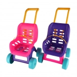Teddies cărucior pentru păpuși Buggy Sport roz‑mov