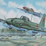 Model Iljušin IL 2 la scară 1:72