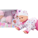 Bebeluș care se târăște cu sunete