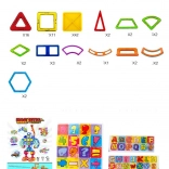 Set constructie magnetic pentru dezvoltarea fanteziei si a motricitatii