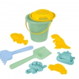 Set de nisip Lena pentru copii, 9 piese