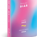 Agenda școlară roz Septembrie 2025 – Decembrie 2026