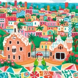 Puzzle Premium Plus Arta Culorii: Barcelona, Spania 1000 piese