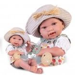 Păpușă Antonio Juan realistă bebeluș cu corp din vinil complet 42 cm