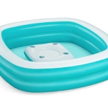 Piscina familială gonflabilă 218x218x48 Bestway cu măsuță plutitoare