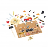 Bigjigs Toys joc creativ cu ciocănit – transport