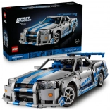 Technic Nissan Skyline GT‑R (R34) din filmul FAST & FURIOUS – model de drift pentru adulți