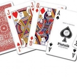 Cărți din plastic pentru poker și bridge în cutie